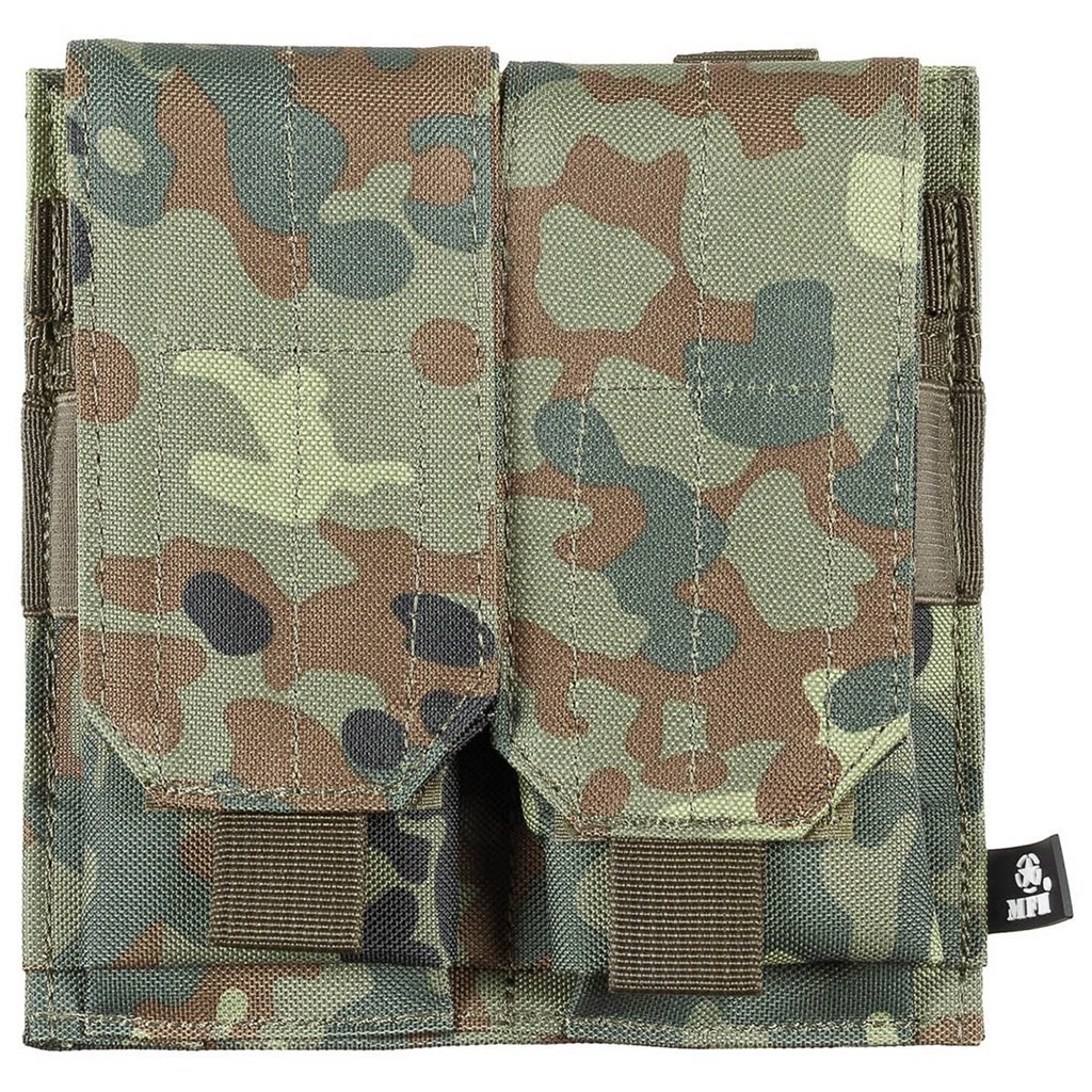 MFH sumka MOLLE dvojitá na zásobníky M4/M16 FLECKTARN