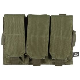 MFH sumka MOLLE na zásobníky M4/M16 trojitá ZELENÁ