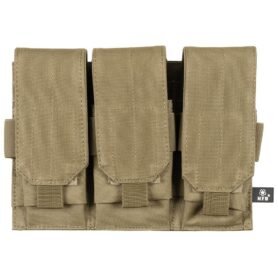 MFH sumka MOLLE na zásobníky M4/M16 trojitá COYOTE BROWN