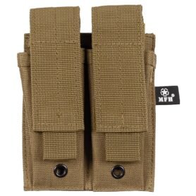 MFH sumka MOLLE na dva pistolové zásobníky COYOTE BROWN