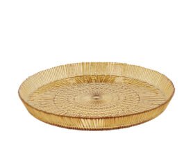 Bitz Okrouhlý servírovací tác Kusintha 30cm Amber