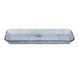 Bitz Obdélnikový servírovací tác Kusitha 38x14cm Blue