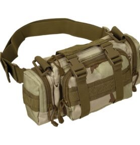 MFH ledvina taktická multifunkční UNI s popruhem 3-COL DESERT