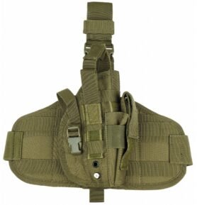 MFH pouzdro na zbraň stehenní MOLLE ZELENÉ