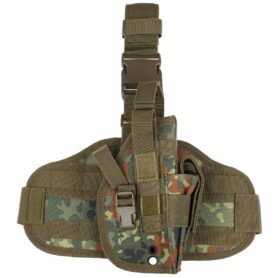 MFH pouzdro na zbraň stehenní MOLLE FLECKTARN