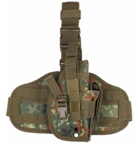 MFH pouzdro na zbraň stehenní MOLLE FLECKTARN