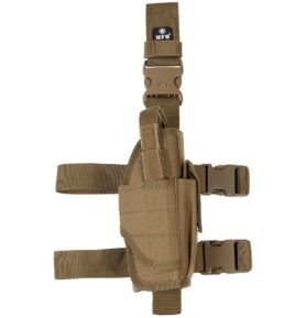 MFH pouzdro na zbraň stehenní pravé COYOTE BROWN