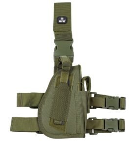 MFH pouzdro stehenní na zbraň pravé ZELENÉ