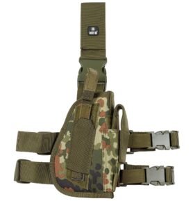 MFH pouzdro stehenní na zbraň pravé FLECKTARN