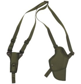 MFH pouzdro na zbraň podpažní s kapsou na zásobník ZELENÉ