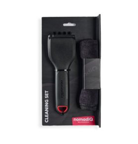 Čisticí sada na grily NomadiQ - kartáč a hadřík
