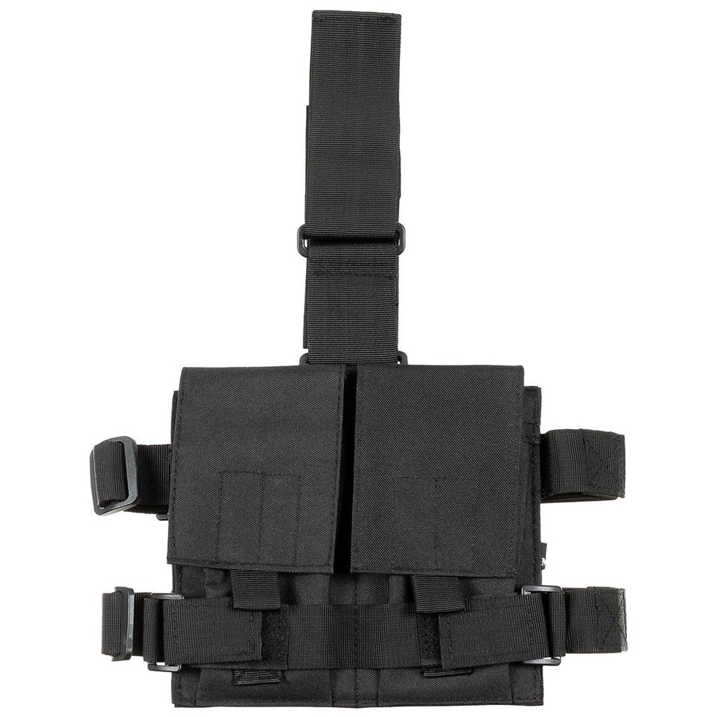 MFH panel stehenní na dva zásobníky ČERNÝ