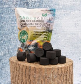 CasusGrill ApS Brikety z bambusového dřevěného uhlí CASUS