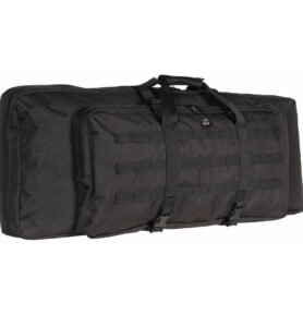 MFH taška na dvě pušky 90cm MODULAR s popruhy na záda ČERNÁ