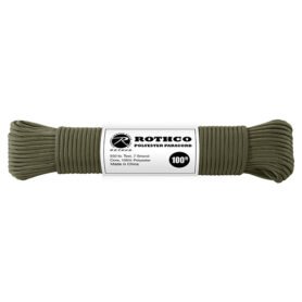 ROTHCO šňůra PARACORD polyester 550LB ø 4 mm / 30 m OLIV