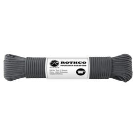 ROTHCO šňůra PARACORD polyester 550LB ø 4 mm / 30 m ŠEDÁ