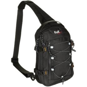 FOX Outdoor batoh COMPACT SLING přes jedno rameno ČERNÝ