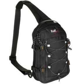 FOX Outdoor batoh COMPACT SLING přes jedno rameno ČERNÝ