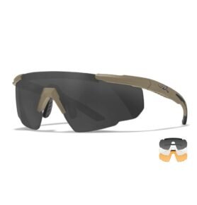 WILEY X brýle střelecké SABER ADVANCED sada 3 skla TAN rám