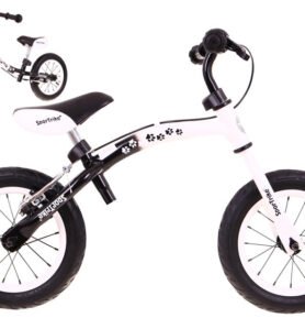 Dětské odrážedlo Boomerang 2v1 bílé