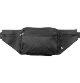 MFH ledvinka SECURITY s pouzdrem na pistol ČERNÁ