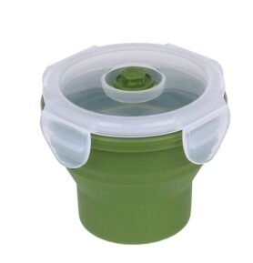 FOSCO hrnek skládací s víčkem ZELENÝ
