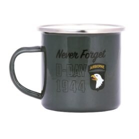 FOSCO hrnek D-DAY 1944 smaltovaný 300 ml ZELENÝ