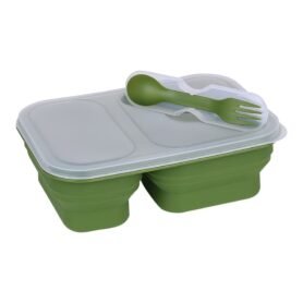 FOSCO box na jídlo LUNCHBOX skládací ZELENÝ