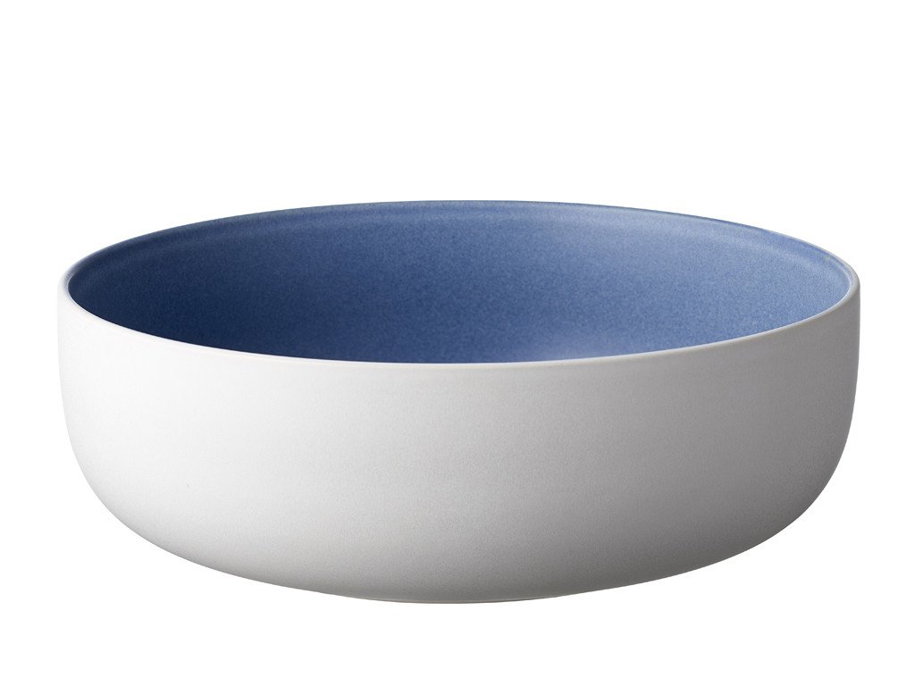 Studio Round Kameninová mísa na salát North 25 cm White/Matte River