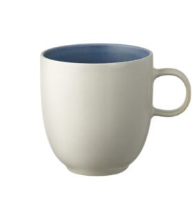 Studio Round Kameninový hrnek North 33 cl White/Matte River