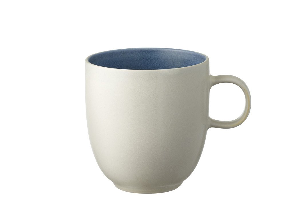 Studio Round Kameninový hrnek North 33 cl White/Matte River