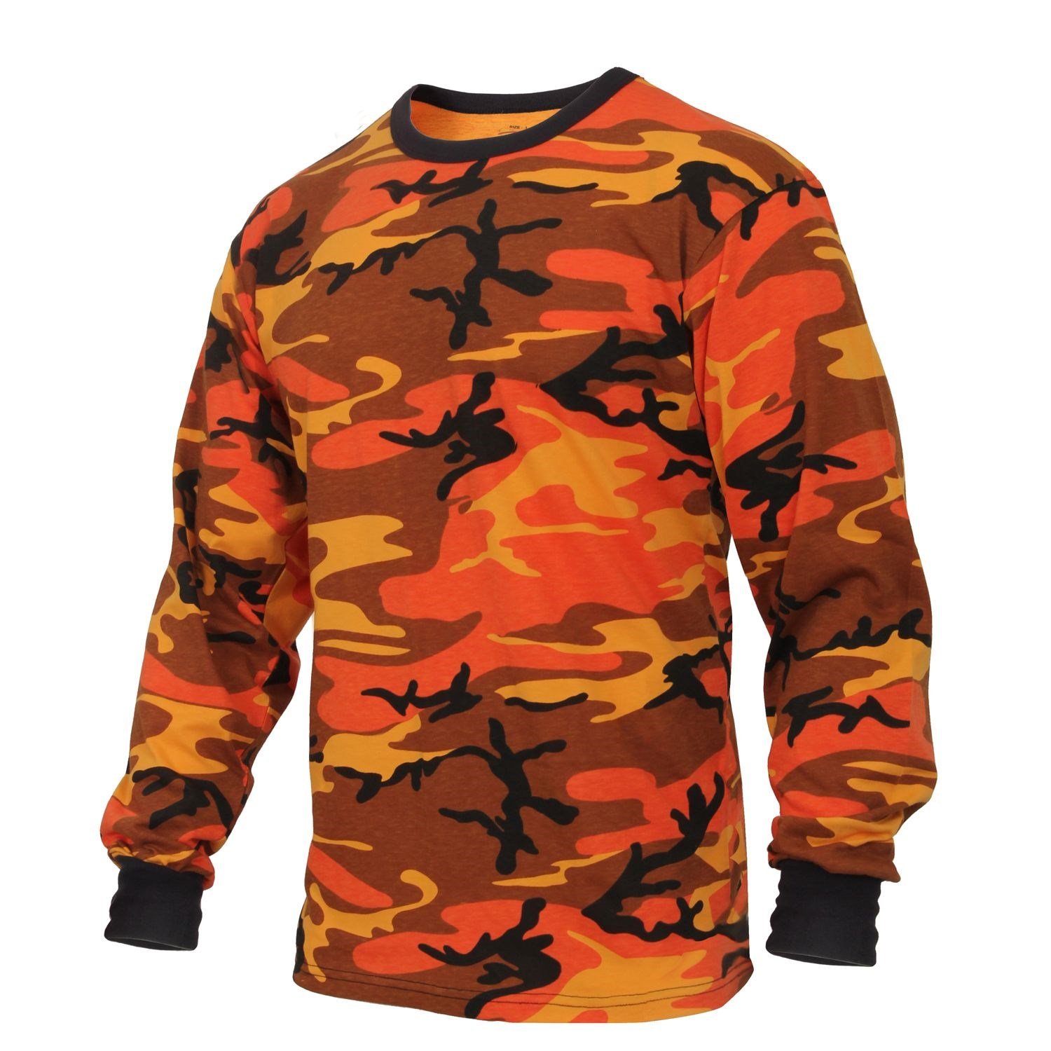 Triko s dlouhým rukávem ORANGE CAMO vel. 3XL