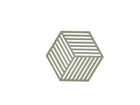 Zone Denmark Silikonová podložka pod horké Hexagon Rosemary