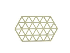 Zone Denmark Silikonová podložka pod horké Triangles Matcha Green 24 cm