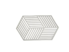 Zone Denmark Silikonová podložka pod horké Hexagon Warm Grey 24 cm