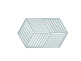Zone Denmark Silikonová podložka pod horké Hexagon Fog Blue 24 cm