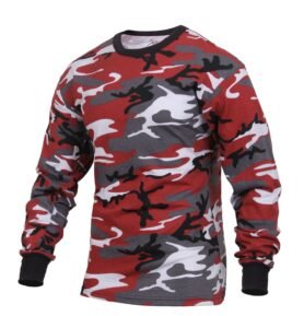 Triko s dlouhým rukávem RED CAMO vel. M