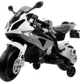 Dětská elektrická motorka BMW S1000 RR stříbrná