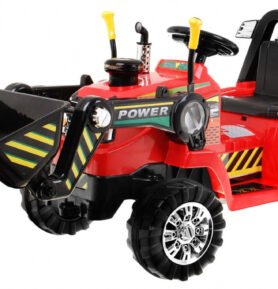 Ramiz dětský elektrický traktor s nakládací lžící 2,4GHz červený