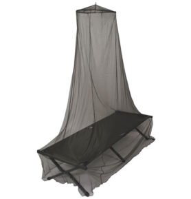 MFH moskytiéra na lůžko SINGLE 63x200x800cm ZELENÁ