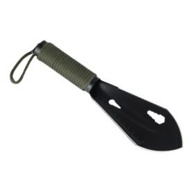 FOSCO lopatka lehká  SURVIVAL 7v1 paracord ČERNÁ