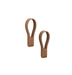 Zone Denmark Magnetické poutko na ručníky (sada 2 ks) Terracotta