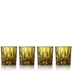 Lyngby Glas Sklenice na panáka Sorrento 4 cl (4 ks) Amber