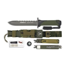 Nůž K25 na přežití THUNDER II CAMO/OLIV