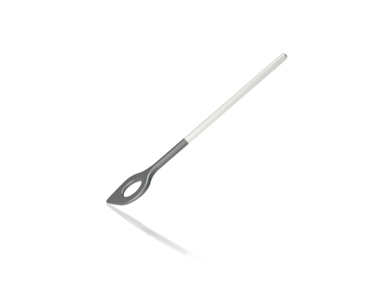 Rosti Kuchyňská míchací lžíce s dírou Optima 31 cm White - Obrázek 2