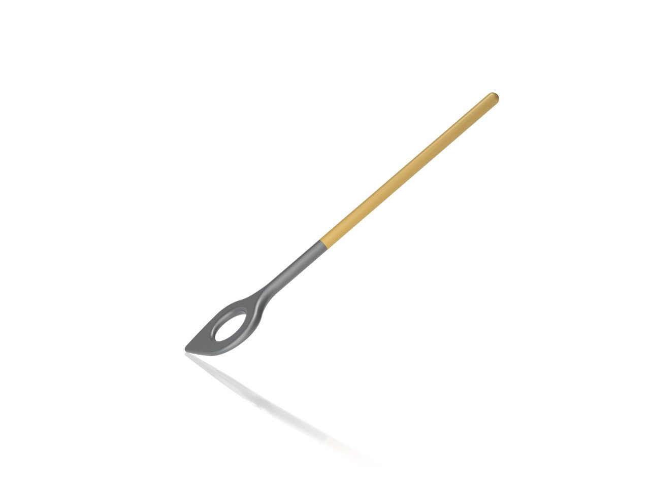 Rosti Kuchyňská míchací lžíce s dírou Optima 31 cm Curry - Obrázek 2