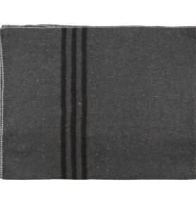 MFH deka antracitová s pruhem 200x150cm