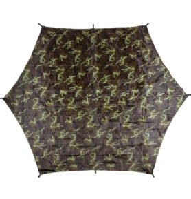MFH plachta nepromokavá Hexagon-Tarp 3,4 x 3,1 m vz.95 Les