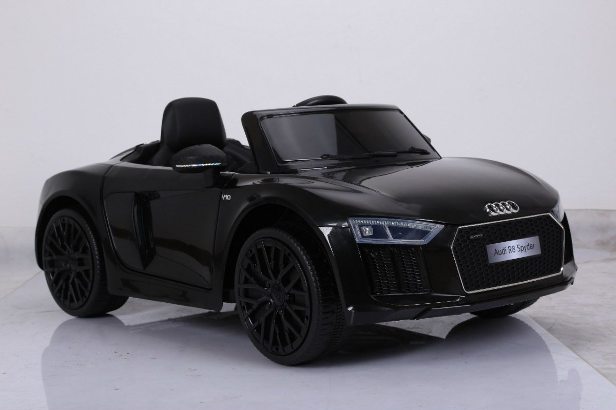 Ramiz Dětské elektrické autíčko Audi R8 Spyder 2,4Ghz Lak černé