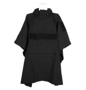 FOSCO pončo OUTBREAK softshell ČERNÉ